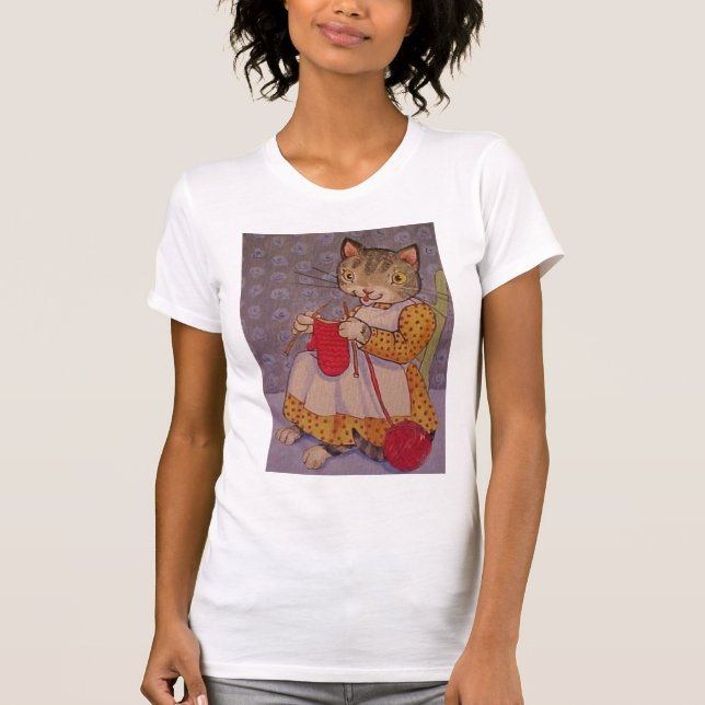 Knitty Miezekatze T-Shirt (Vorderseite)