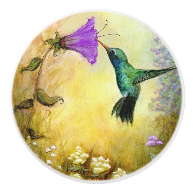 Knob der "Hummingbird"-Keramik Keramikknauf (Vorderseite)