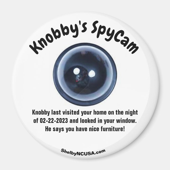 Knobby-SpyCam-Magnet Magnet (Vorne)