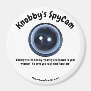 Knobby's SpyCam Shelby Fun Kühlschrank Magnet