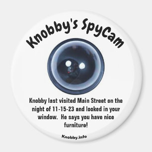 Knobby's zuletzt besuchte Main Street SpyCam Magnet