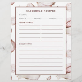 Knoblauch | Einfach weiß | Casserole-Rezept-Seite