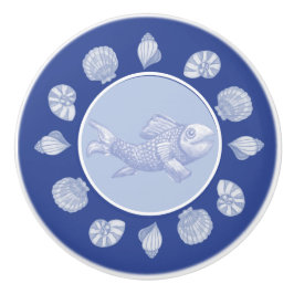 Knoblauch für Hochzeitsholz und Muscheln Keramik Keramikknauf