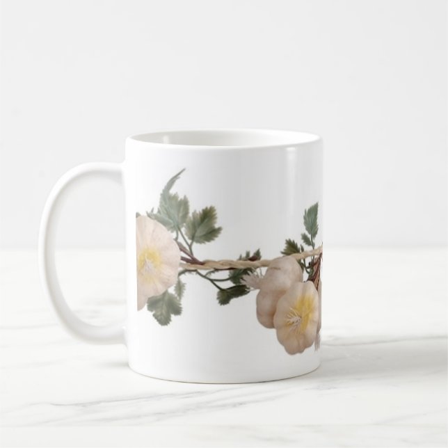 Knoblauch Kaffeetasse (Links)