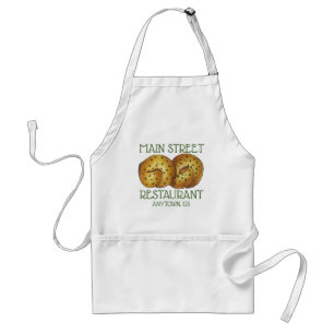 Knoblauch Knoblauch Brot Roll Italienisches Restau Schürze