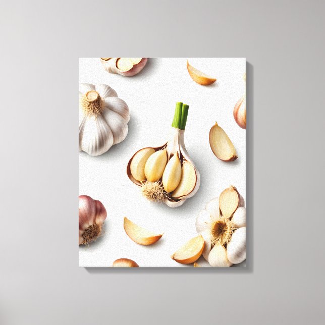 Knoblauch Leinwanddruck (Vorderseite)
