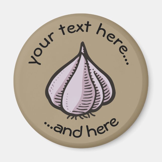 Knoblauch Magnet (Vorne)