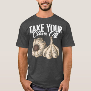 Knoblauch Pflanze für vegetarischen Knoblauch Love T-Shirt