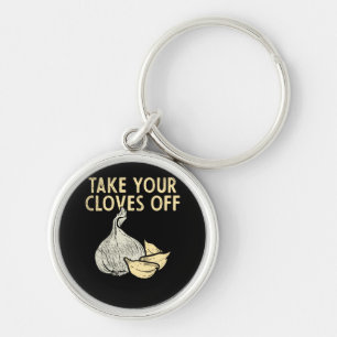 Knoblauch-Pflanze Schlüsselanhänger