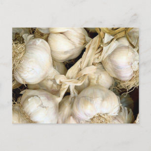 Knoblauch Postkarte