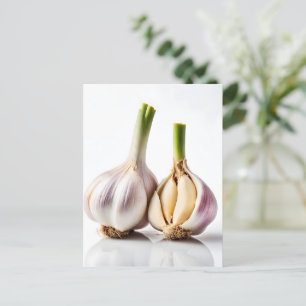 Knoblauch Postkarte