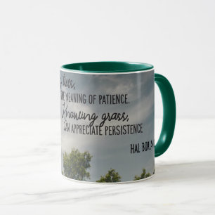 Knoblauch und Gras Tasse