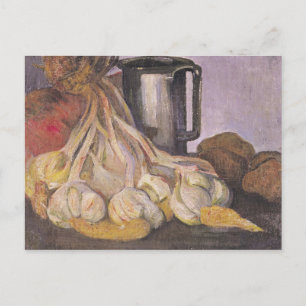 Knoblauch und Zinnentanker Postkarte