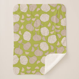 Knoblauchmuster - Knoblauchzehe und Bulle Sherpadecke