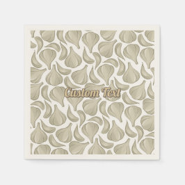 Knoblauchschnitt-Muster Serviette