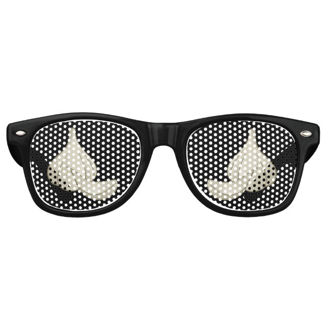 Knoblauchschnitt-Symbol Partybrille (Vorderseite)