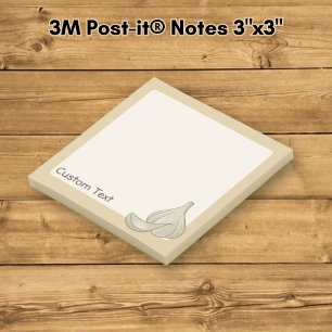 Knoblauchschnitt-Symbol Post-it Klebezettel