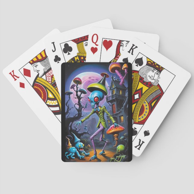 Knöchel-Biter in Shroom Town Fantasy Spielkarten (Rückseite)