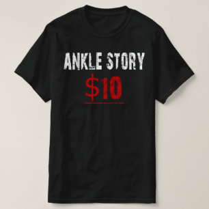 Knöchelgeschichte Verletzung Erholung Knochen T-Shirt