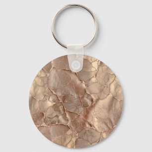 Knöchelriss, Metallgewebe, Rose Schlüsselanhänger