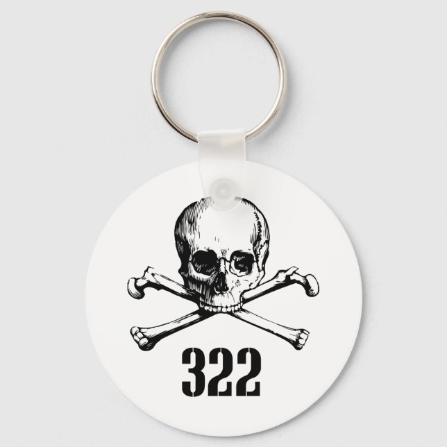 Knochen 322 schlüsselanhänger (Vorderseite)