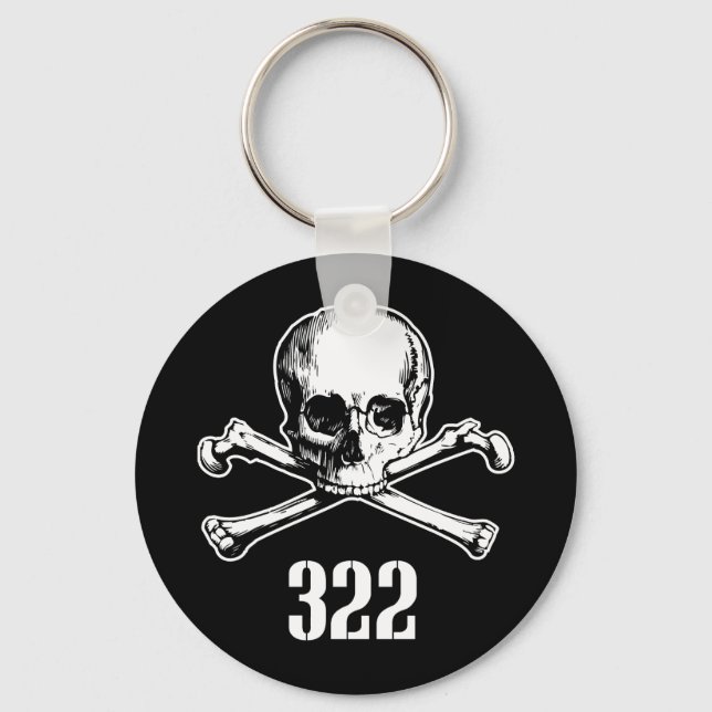 Knochen 322 schlüsselanhänger (Vorderseite)