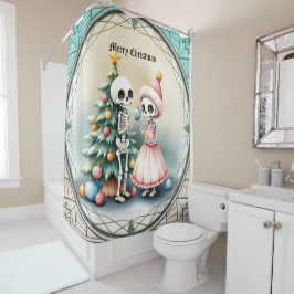 Knochen, Baulen und ein bisschen Zauber Duschvorhang