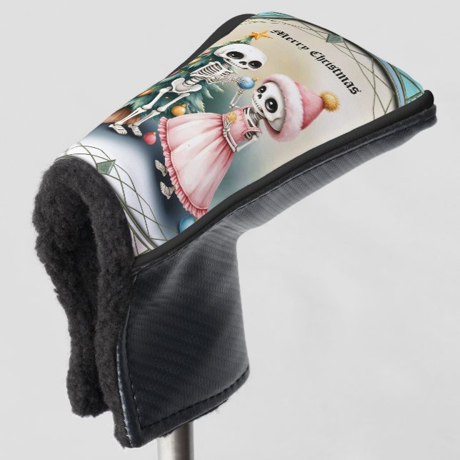 Knochen, Baulen und ein bisschen Zauber Golf Headcover (3/4 Vorderseite)