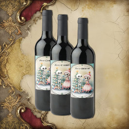 Knochen, Baulen und ein bisschen Zauber Weinetikett