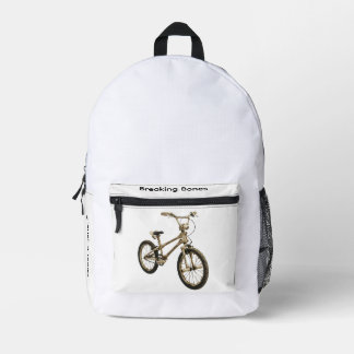 Knochen brechen bedruckter rucksack