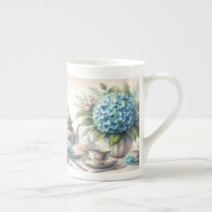 Knochen China Dusty Blue Spezialität Tee Party Tas Prozellantasse