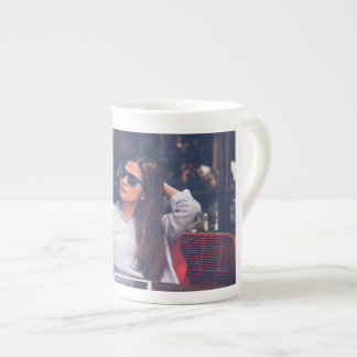 Knochen, China, Tasse, Weiß, Bild, Entwurf Prozellantasse
