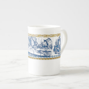 Knochen-China-Tasse - Wunderland Prozellantasse
