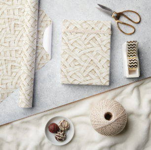 Knochen Creme Mumien Wrap Halloween Geschenkpapier