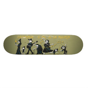 Knochen Deck™ - tanzendes Muertos Skateboard