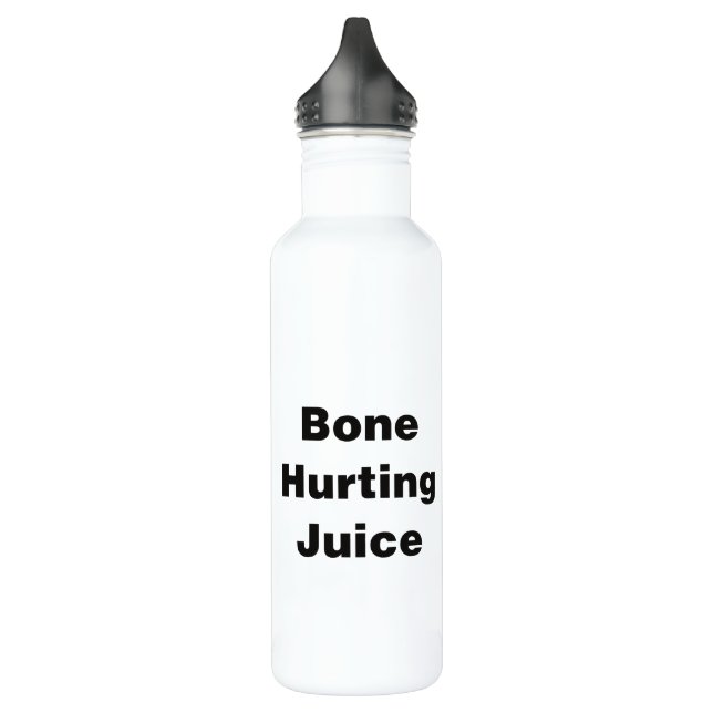 Knochen, der Saft verletzt Edelstahlflasche (Links)
