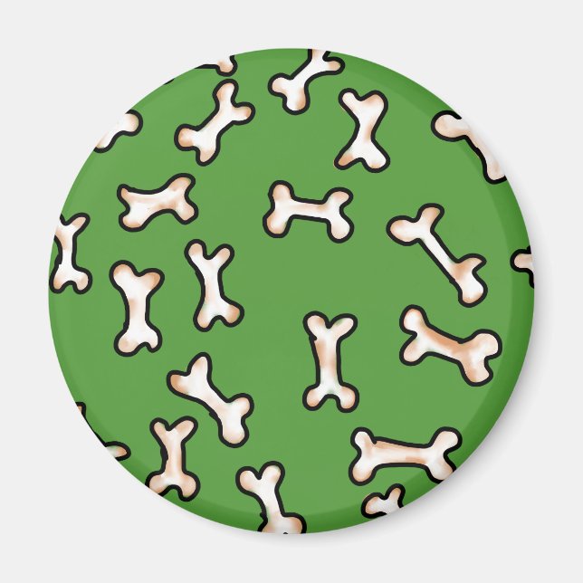 Knochen Design Magnet (Vorne)