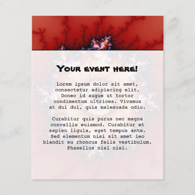 Knochen - Fraktal Flyer (Vorne)