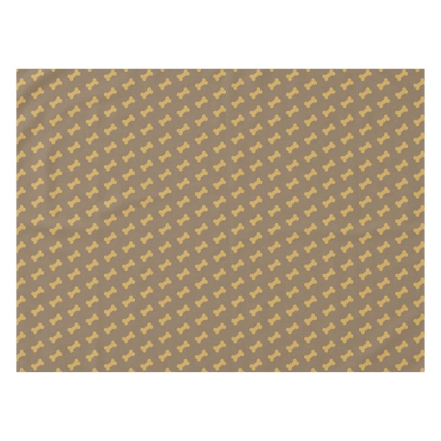 Knochen für Hundebeschaffenheit Tischdecke (Vorderseite (Horizontal))