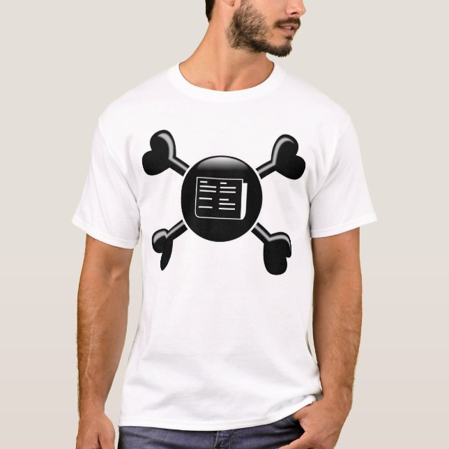 Knochen-Journalismus T-Shirt (Vorderseite)