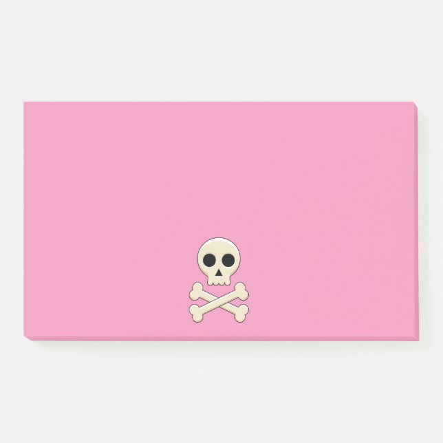 Knochen Post-it Klebezettel (Vorderseite)