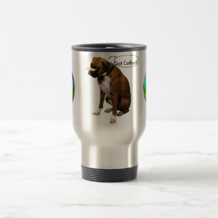 Knochen-Reise-Tasse des Friedenshund n Reisebecher