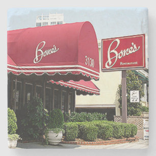 Knochen Restaurant, Buckhead, Atlanta-Untersetzer Steinuntersetzer