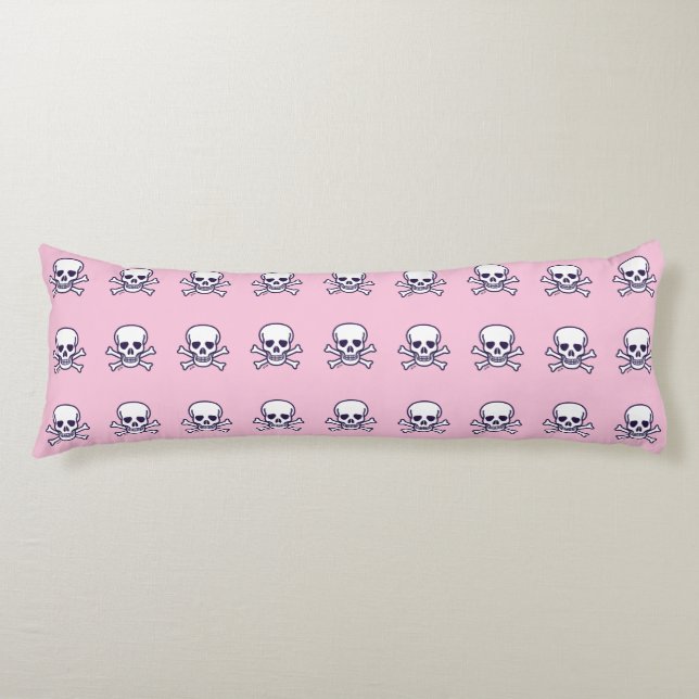 Knochen rosa Kopfkissen Seitenschläferkissen (Vorderseite)
