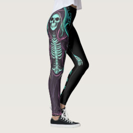 Knochen-Sensenmann Leggings