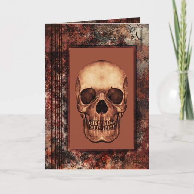 Knochen-tiefe Schönheit Karte (Vorderseite)