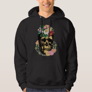 Knochen und Blume Hoodie