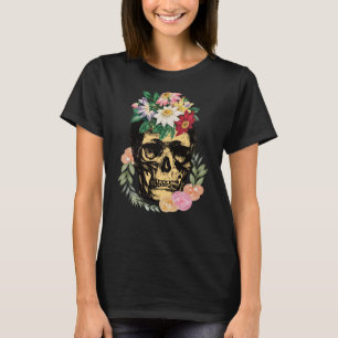 Knochen und Blume T-Shirt