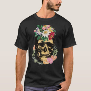 Knochen und Blume T-Shirt