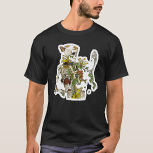 Knochen und Botanikskelett Pflanze Botanische T-Shirt